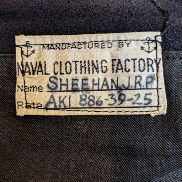 WWII era US Navy Cracker Jack Jacket and Pants Size Medium - Picture 11 of 12
